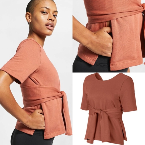 nike studio wrap top